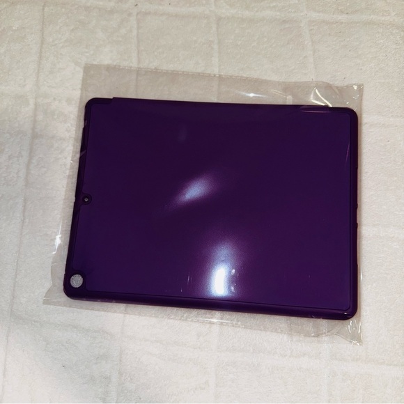 10.21nch TPU Smart Stand Back Case Cover With Pencil Holder (Dark Purple) NEW - Picture 16 of 16